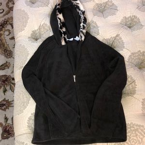 Hooded zip up jacket